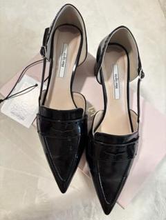 靴 Her lip to Medallion Heel Loafer herlipto Medallion Heel Loafer 37 - メルカリ