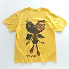 NANCY SCARLET アートTシャツ イエロー【XL】
