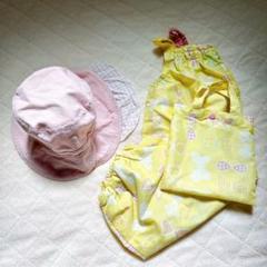外遊び 帽子 Combi mini 50㎝ 砂場 公園 女の子 赤ちゃん 美品