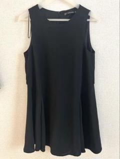 ZARA オールインワン　キュロット　ブラック　ブラックミニドレス