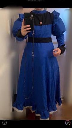 湯婆婆　銭婆　ワンピース　コスプレ　衣装　ジブリパーク 湯婆婆 湯バーバ 仮装 コスプレ ワンピース・カツラ 2点セット