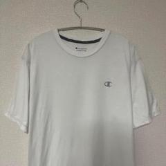 champion ワンポイントロゴ Tシャツ 白 XL