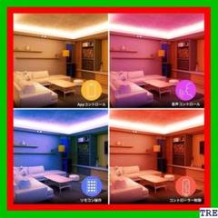 人気沸騰 ☆ 5m×2 リモコン付き 音に反応 LED ア テープライト 10