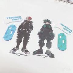 ヒロアカ 轟焦凍 緑谷出久 アクスタ セットのサムネイル