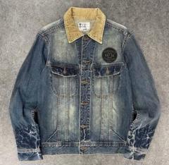 TK タケオキクチ デニム トラッカー ジャケット Gジャン USED加工 3