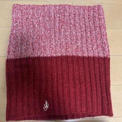 【JW Anderson】ロゴ ネックウォーマー レッド⭐新品未使用⭐ 2025年最新】jw anderson ネックウォーマーの人気アイテム