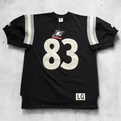 デッドストック 00s スターター フットボールTシャツ ナンバリング ブラック
