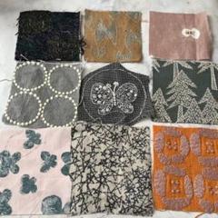 ミナペルホネン　　forest wing　2点セット　パニーニ風＆ミニポーチ ミナペルホネン forest wing パニーニ風ショルダーバッグ 蝶 刺繍