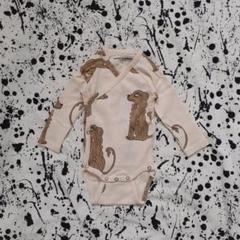 minirodini/dog柄ロンパース 62 organiccotton