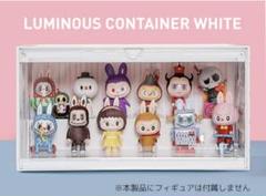おまけ付き❢新品未使用❢POP MART ルミナス コンテナボックス4点セット Amazon｜POPMART Luminous Container Pink（ White) ルミナス