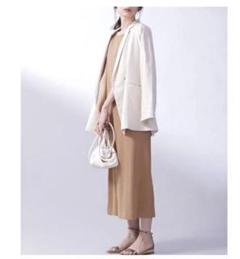 Anti Soaked RIBボートネックワンピース　汗染み防止