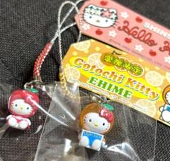ハローキティ　りんごフェアリー　ねつけ4個セット　ご当地キティ 未使用】 ハローキティ ご当地キティ 根付け 信州限定 りんご