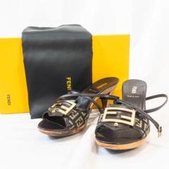 FENDI フェンディ ズッカ柄 ミュール サンダル - メルカリ