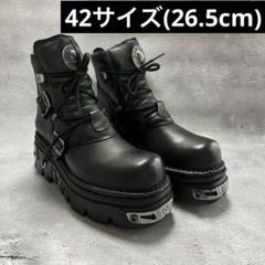 希少　最安値　New Rock エンジニアブーツ　26センチ New Rock エンジニアブーツ 26センチ 未使用 展示品 靴