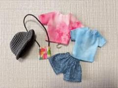 22cmドール服 ハンドメイド　夏フェス着せ替えコーデ6点セット