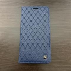 Galaxy S21 ケース ブルー 青 手帳型 ギャラクシー
