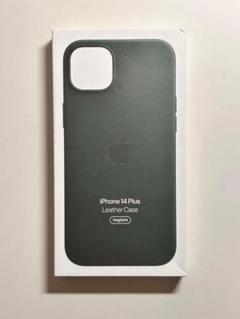 【新品】純正 iPhone 14 Plus レザーケース・フォレストグリーン