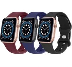 Apple Watch バンド シリコンストラップ 交換用ベルト