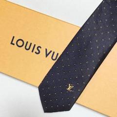 美品 ルイヴィトン Louis Vuitton ネクタイ シルク100%