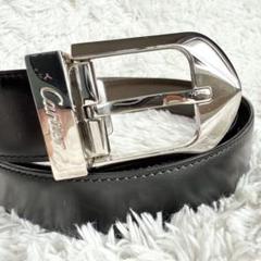 美品】Cartier ベルト タンク アルディロン C ブラック シルバー