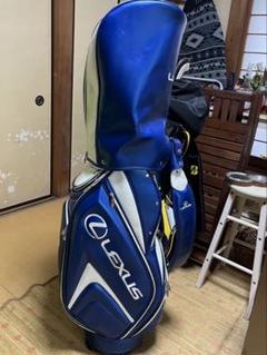 K001 LEXUS トリコロール9型 ゴルフバッグ キャディバッグ フード無し クランク（CLUNK）（メンズ）ゴルフ キャディバッグ カート式