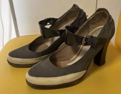 美品Marniマルニシルバースクエアパンプス定価8万円36ハーフ 美品Marniマルニシルバースクエアパンプス24cm定価8万円36ハーフ