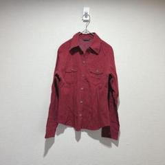【ant werfen】赤ドット柄 長袖シャツ　9号　レディース　コットン