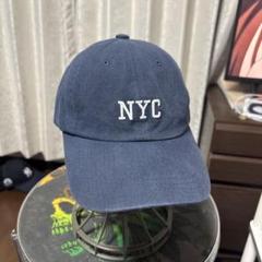 NYC ニューヨークシティ　コットンキャップ　ネイビーのサムネイル