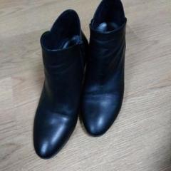 success walk 黒 レザーブーティ　24cmE E success walk 黒 レザーブーティ 24cmE E - メルカリ