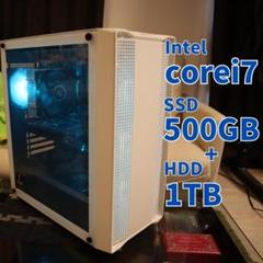 美品】白いゲーミングPC/タバコの臭い無し - メルカリ