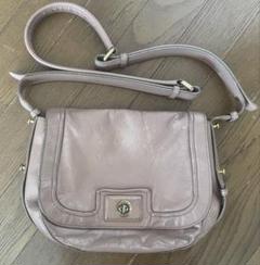 MARC BY MARC JACOBSピンク ベージュ レザー ショルダーバッグ