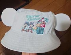 ディズニーランド　ハット　帽子　チップ＆デール　　SUNNY SUMMER