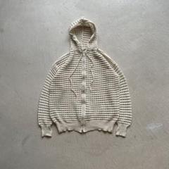 NKNIT mesh knit zip hoodie ンニット 2025年最新】NKNIT パーカーの人気アイテム - メルカリ