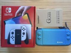 ニンテンドースイッチ　有機ELモデル　本体　ケース•保護フィルム付き