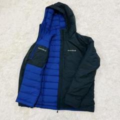 美品モンベル650FP コロラドベスト Men'sオレンジ×ブルーMリバーシブル コロラドベスト Men's｜モンベル