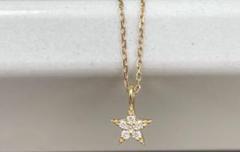 LKサロン lksalon 星小 ネックレス プラチナ LKサロン lksalon 星小 ネックレス プラチナ