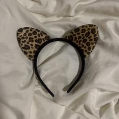 ヒョウ柄カチューシャ