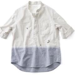 Sunny clouds サニークラウズ　ここは海水浴場シャツ刺繍サイズLのサムネイル
