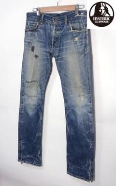 THEE HYSTERIC XXX スタッズ フレア デニム 28 ヒステリック Thee Hysteric XXX - THE HISTERIC XXX ヒステリックグラマー
