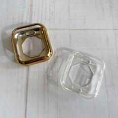 時計シリーズ4 40mmのめっきソフトウォッチカバー Series 4 Gold