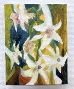 【F0号】カサブランカ oil painting 原画 油彩 F0号】カサブランカ oil painting 原画 油彩