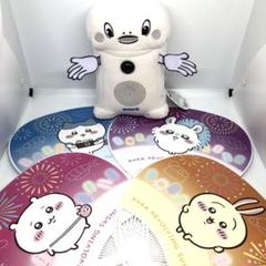 【匿名配送】ちいかわ　くら寿司　うちわコンプリートと呼び込み君サウンドぬいぐるみ