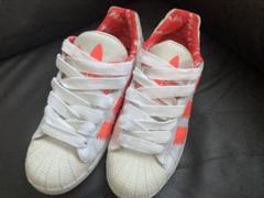 2011 adidas ウルトラスター XL 白×ピンク US8 新品 2011 adidas ウルトラスター XL 白×ピンク US8 新品