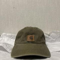 carhartt/カーハート カーキ色キャップ ワンポイント ウォッシュ加工のサムネイル