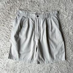 チャップス 90s CHAPS ツータックショートパンツ 32 ivory 短丈