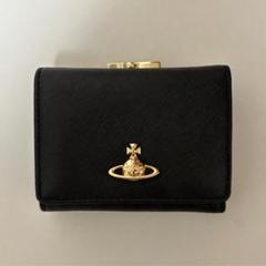 日本限定】VINTAGE ORB 三つ折りミニ財布(ブラック)（レディース