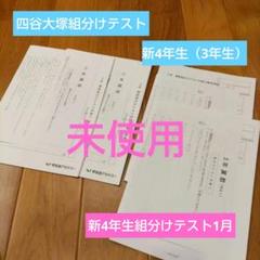原本！！未使用！新4年2023年3月度入室組分けテスト　サピックス　原本未使用 バックナンバー】サピックス新4年生 3月組分け・入室テスト 平均