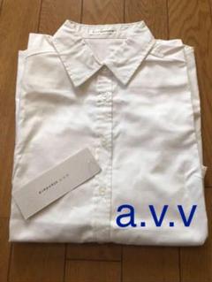 新品 アーベーベースタンダード avv standard コットンシャツ 36