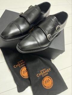 美品】JOSEPH CHEANEY ダブルモンクストラップシューズ 1400
