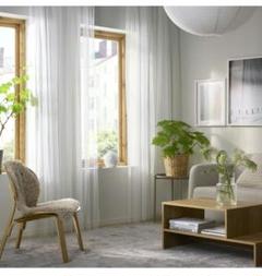 IKEA リル　カーテン　チュール